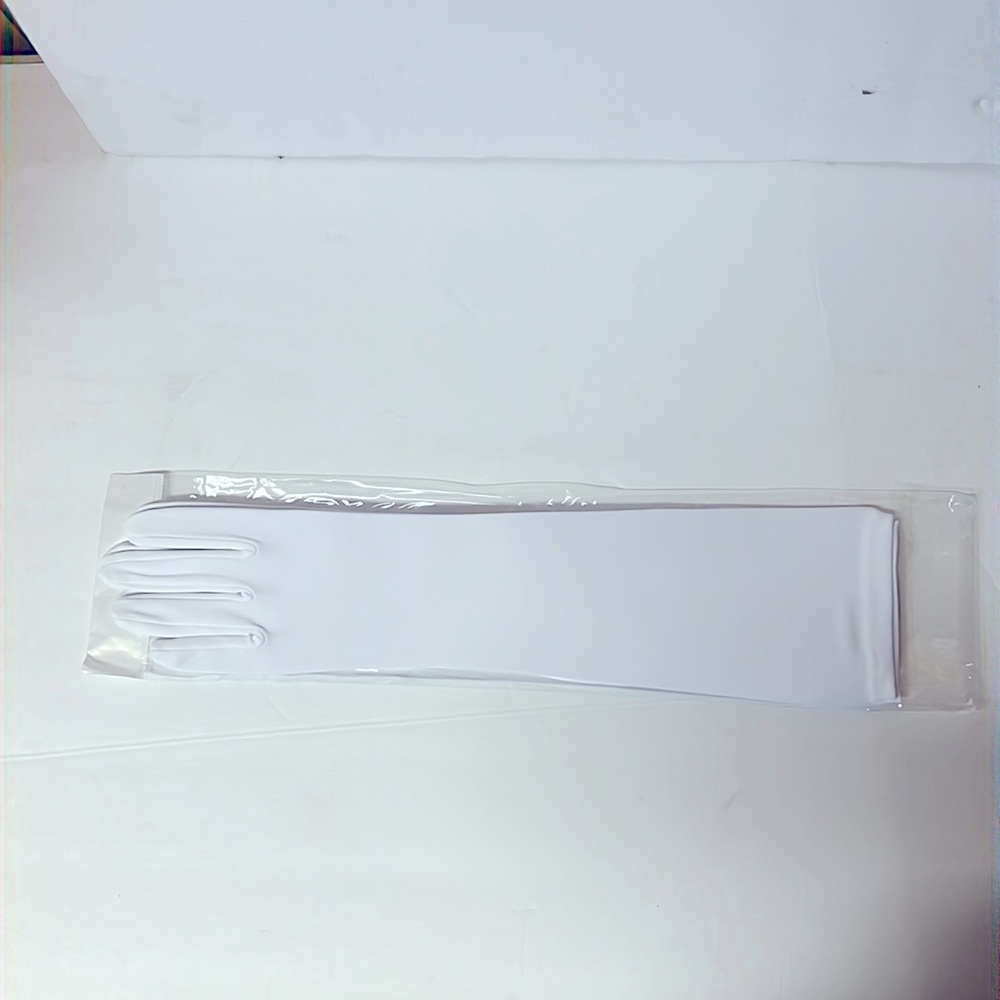 Matte satin gloves